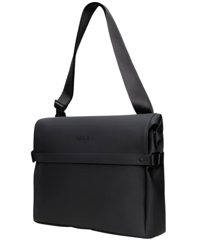 Rains Otg Logo-print Messenger Bag In Yellow