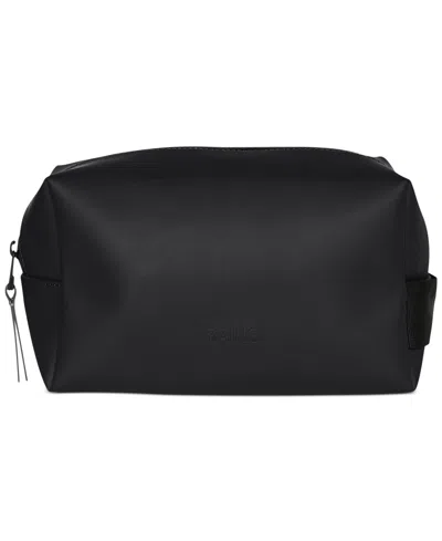 Rains Men's Small Waterproof Wash Bag In Black