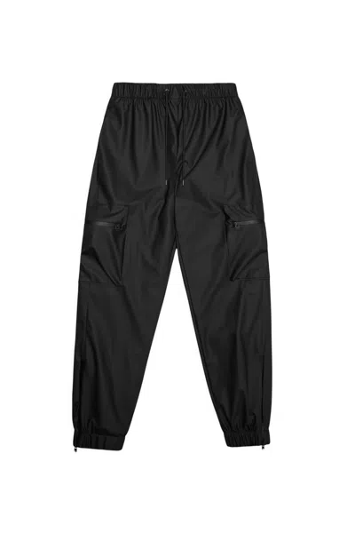 Rains Male Cargo Rain Pants Regular In Black