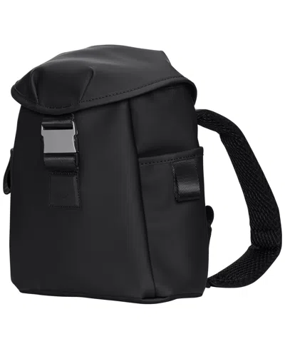 Rains Men's Valera Bucket Backpack Mini Compact Backpacks Messengers In Black