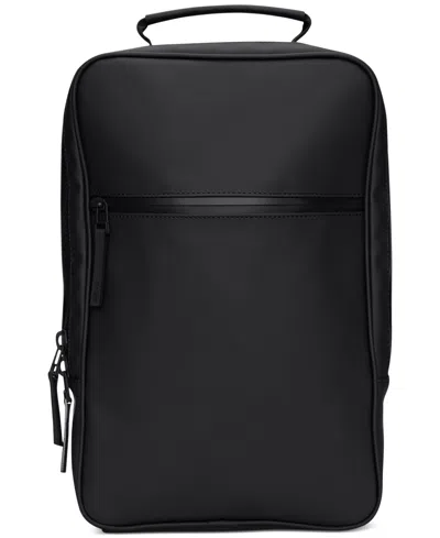 Rains Mens Black Book Shell Backpack