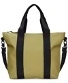 Rains Men's Waterproof Tote Bag Mini In Khaki