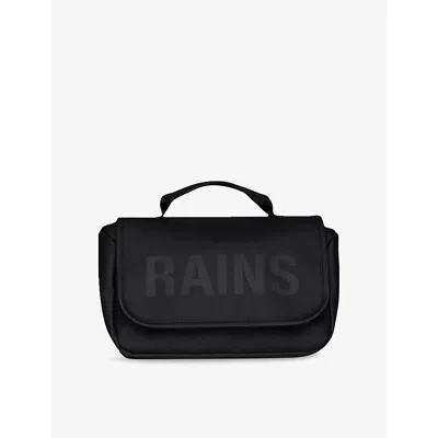 Rains Mens Black Texel Woven Washbag