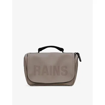 Rains Mens Cinder Texel Woven Washbag In Gold