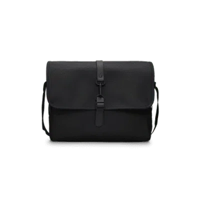 Rains Messenger Bag  Black