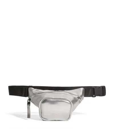 Rains Micro Belt Bag In Silver