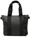 Rains Micro Waterproof Tote Bag In Black