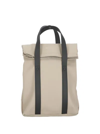 Rains Mini 2 Way Tote Backpack In Neutral