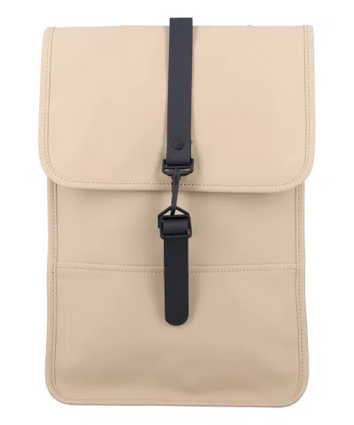 Rains Beige Carabiner-fastening Backpack