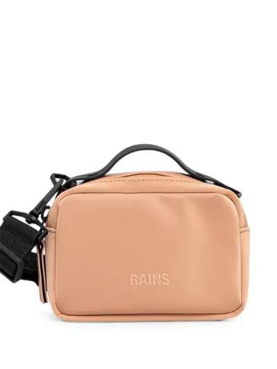 Rains Mini Box Crossbody Bag In Neutral