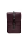Rains Mini Flap-closure Backpack In Purple