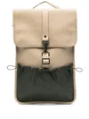 Rains Mix W3 Waterproof Backpack In Neutrals
