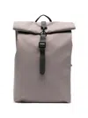 Rains Mini Rolltop Backpack In Gray