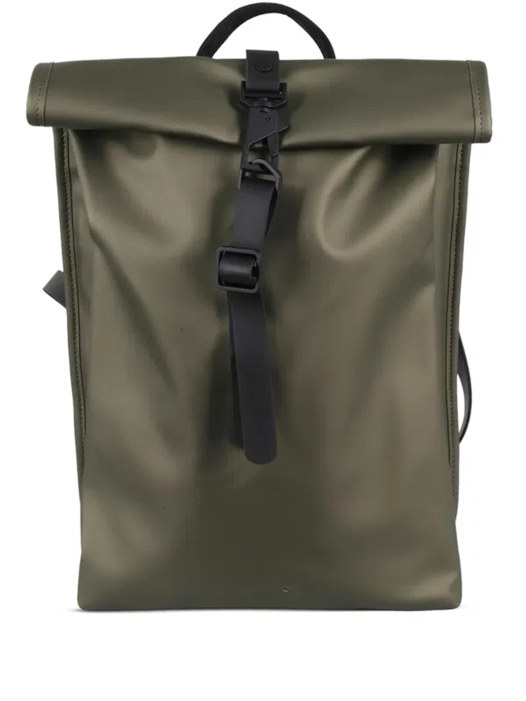 Rains Mini Rolltop Backpack In Green | ModeSens