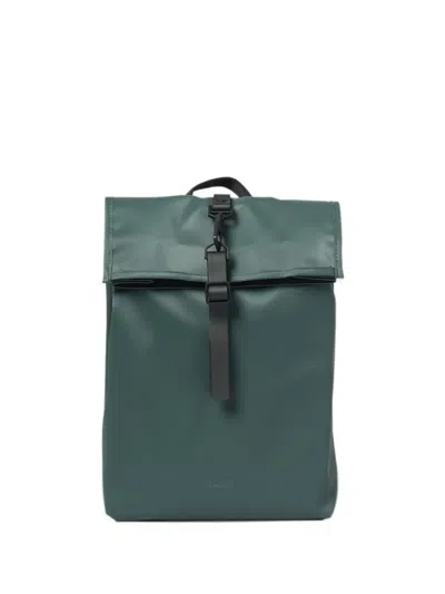 Rains Mini Rolltop Backpack In Brown