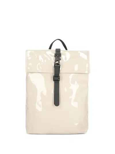 Rains Mini Rolltop Backpack In Neutral