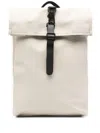 Rains Mini Rolltop Backpack In Neutrals