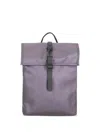 Rains Mini Rolltop Backpack In Purple