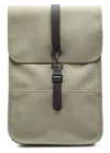 Rains Mini Rubberised Backpack In Sage