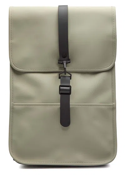 Rains Mini Rubberised Backpack In Sage