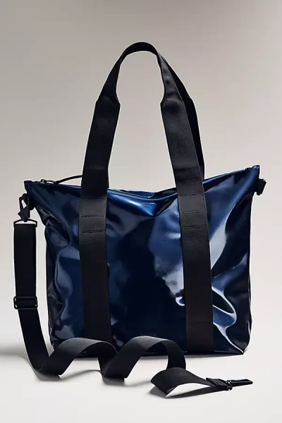 Rains Mini Tote Bag In Blue