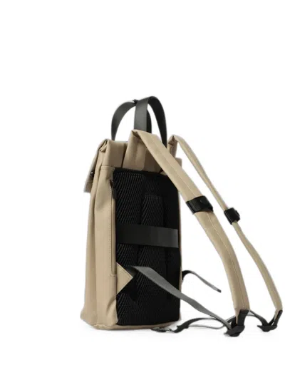 Rains Mini Two-way Foldover Backpack In Neutral