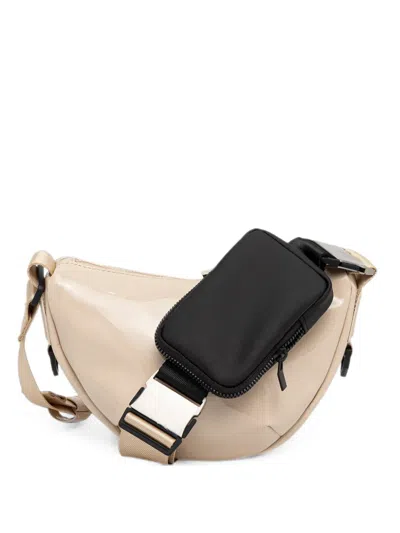 Rains Mini Valera Zip Shoulder Bag In Neutral