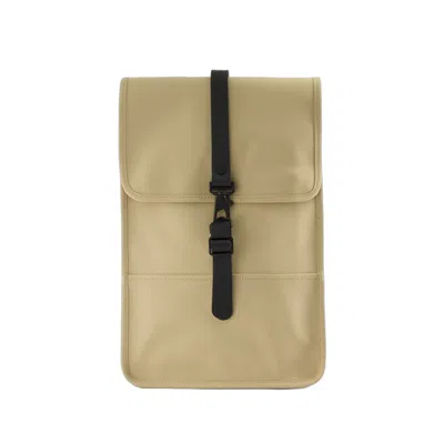 Rains Mini W3 Backpack - Synthetic - Beige In Brown