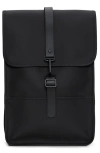 Rains 12800 Unisex Waterproof Mini Backpack In Green In Black