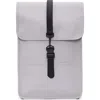 Rains Mini Waterproof Backpack In Flint