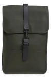 Rains Mini Waterproof Backpack In Green