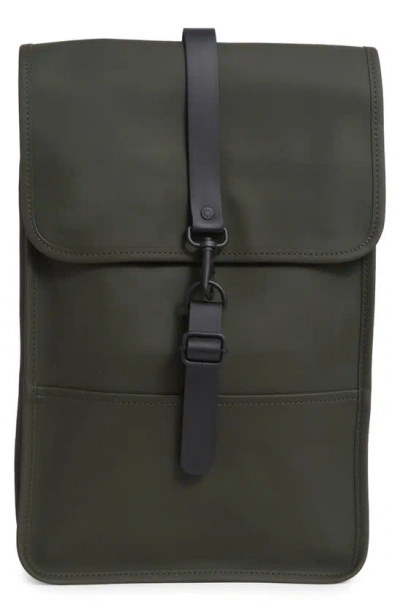 Rains Mini Waterproof Backpack In Green