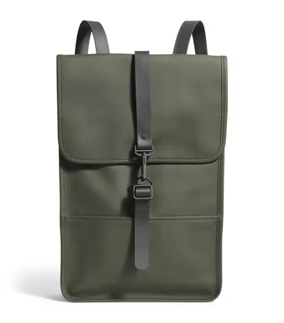 Rains Mini Waterproof Backpack In Green