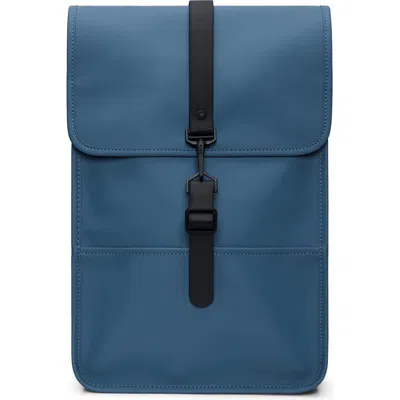 Rains Mini Waterproof Backpack In Blue