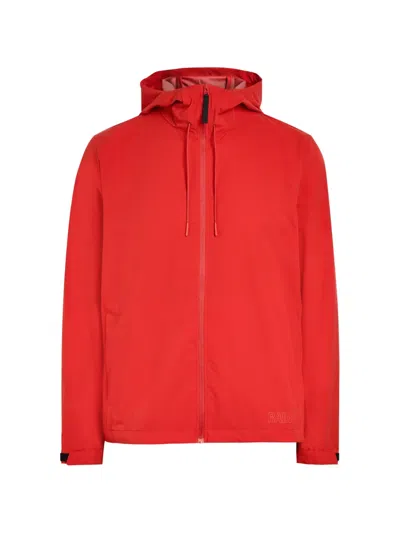 Rains Mito Water-repellent Hooded Shell Jacket In Orange