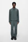 Rains Mito Overshirt In Black