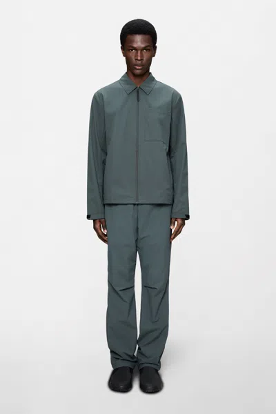 Rains Mito Overshirt In Black