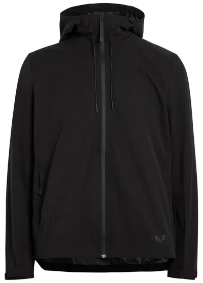 Rains Mito Water-repellant Hooded Shell Jacket In Black