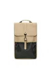 Rains Mix Flap Backpack In Neutral