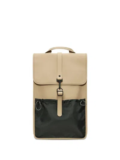 Rains Mix Flap Backpack In Neutral
