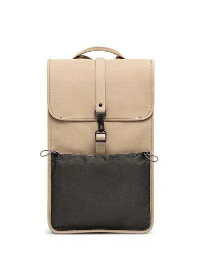 Rains Mix Pocket Backpack In Neutral