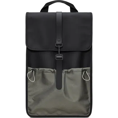 Rains Mix W3 Waterproof Backpack In Black