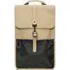 Rains Mix W3 Waterproof Backpack In Sand