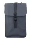 Rains Buckle-strap Backpack In Gray