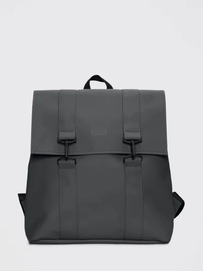 Rains Msn Waterproof Pu Backpack In Black