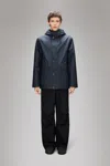 Rains Nome Parka Jacket In Blue