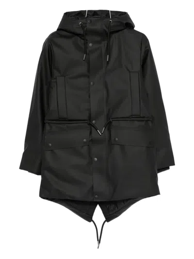 Rains Nome String W Raincoat In Black