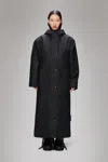 Rains Nome Vision Longest Jacket In Black