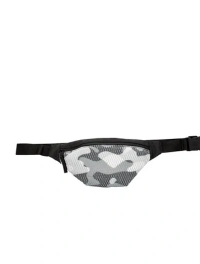 Pre-owned Rains Nylon Belt Bag In Blue