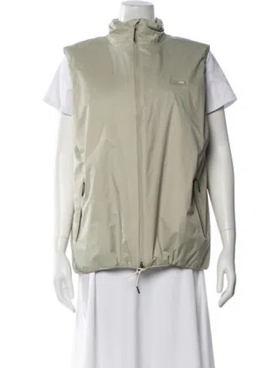 Pre-owned Rains Nylon Coat In Green